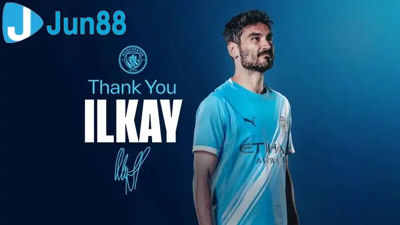 Man City chia tay Gundogan. (Ảnh: Man City)