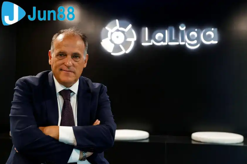 Chính sách quản lý tài chính của chủ tịch La Liga Javier Tebas đang bị phản đối. (Ảnh: Daily Mail) Chính sách quản lý tài chính của chủ tịch La Liga Javier Tebas đang bị phản đối. (Ảnh: Daily Mail)