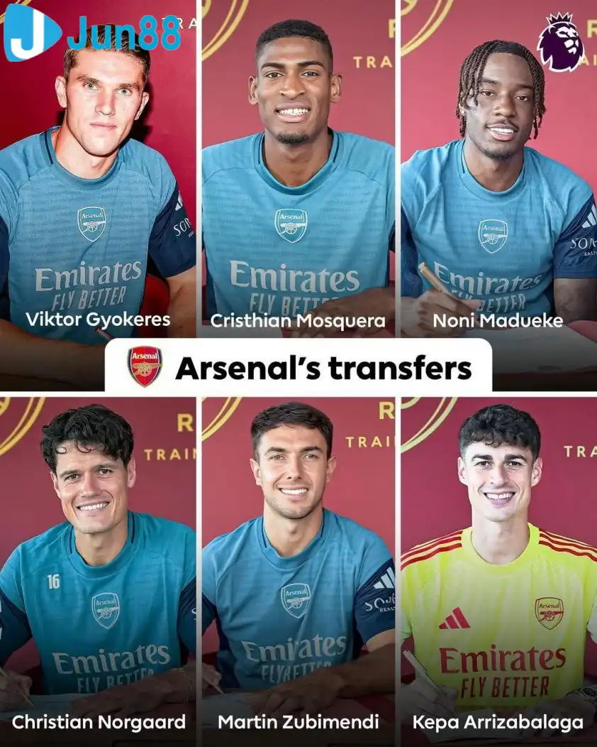 Arsenal đã có kỳ chuyển nhượng hè 2025 cực kỳ năng suất. Arsenal đã có kỳ chuyển nhượng hè 2025 cực kỳ năng suất.