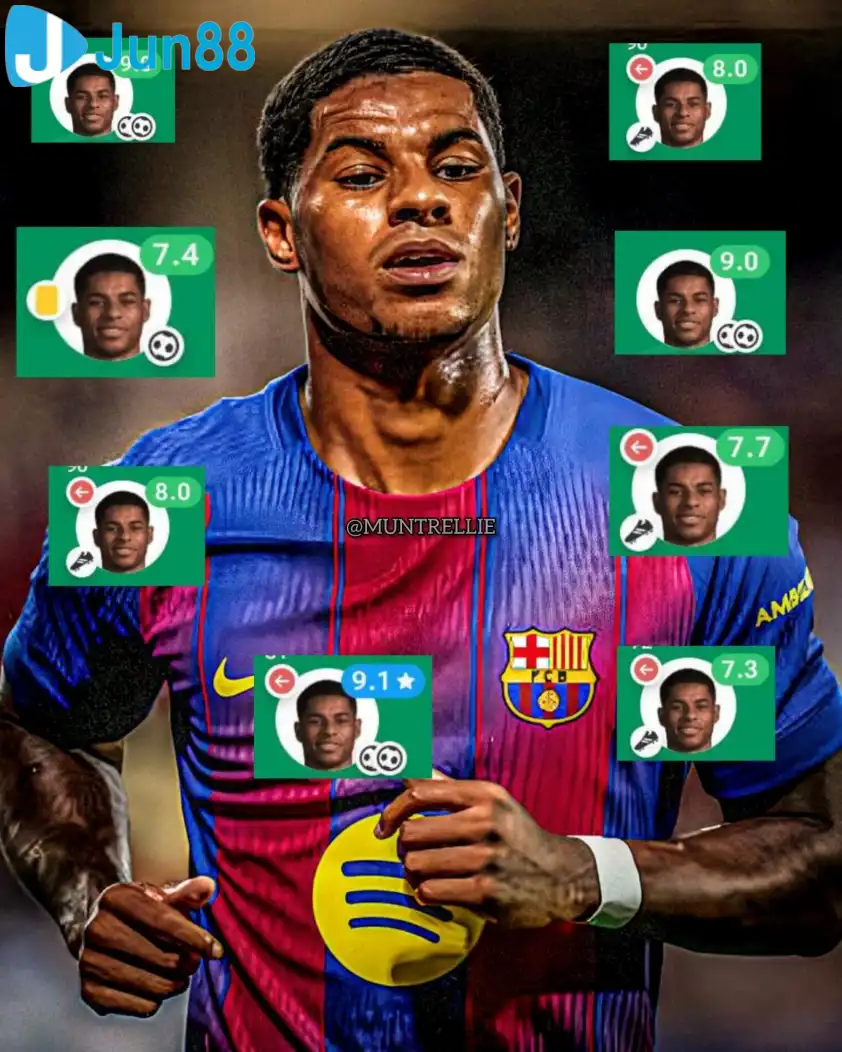 Những đóng góp to lớn của Rashford liệu có đủ sức thuyết phục Barca giữ anh ở lại? (Ảnh: MUNTRELLIE)