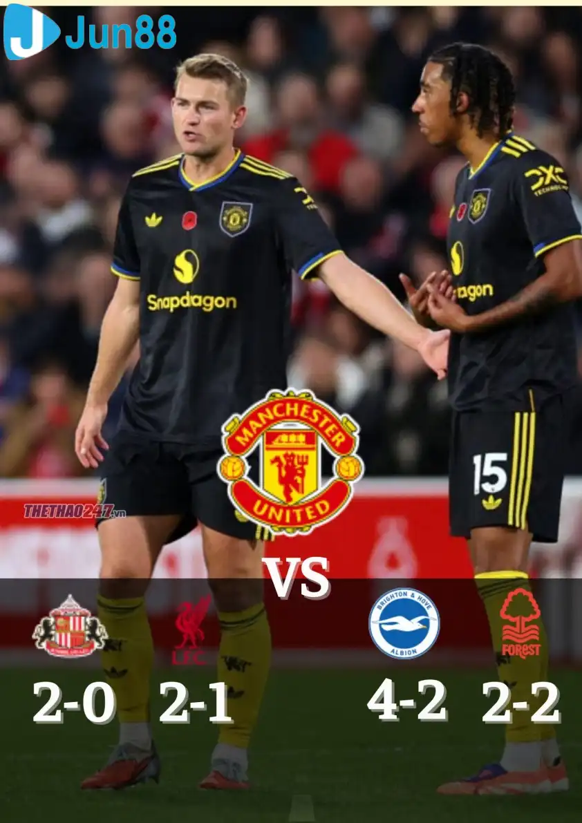 MU chính thức bị cắt chuỗi 3 trận toàn thắng liên tiếp bởi Nottingham. MU chính thức bị cắt chuỗi 3 trận toàn thắng liên tiếp bởi Nottingham.